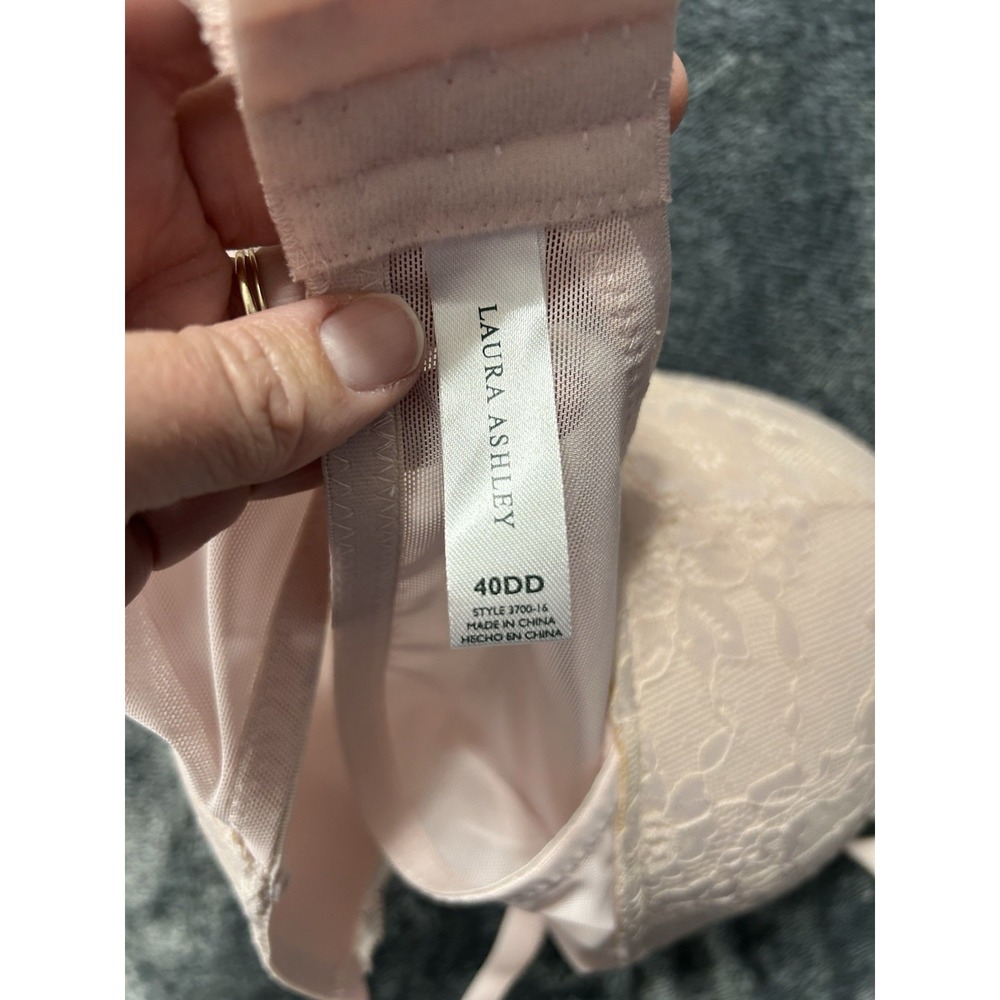 Laura Ashley Everyday Comfort 40DD Pink Nude Bra (F1) - Picture 5 of 7